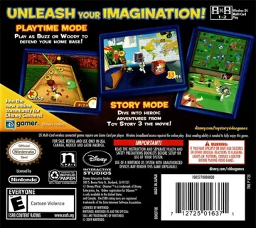 Toy Story 3 (USA) (En,Fr,Es) (NDSi Enhanced) box cover back